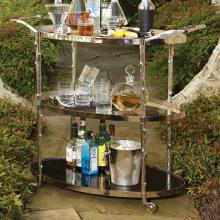  8.82048 - Arbor Bar Cart-Nickel